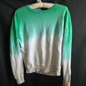 Zelle Ombre Green Sweatshirt